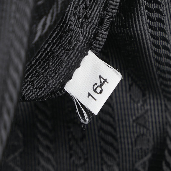 Prada Triangle Logo Nylon Leather Waist Body Bag Black - Picture 7 of 8